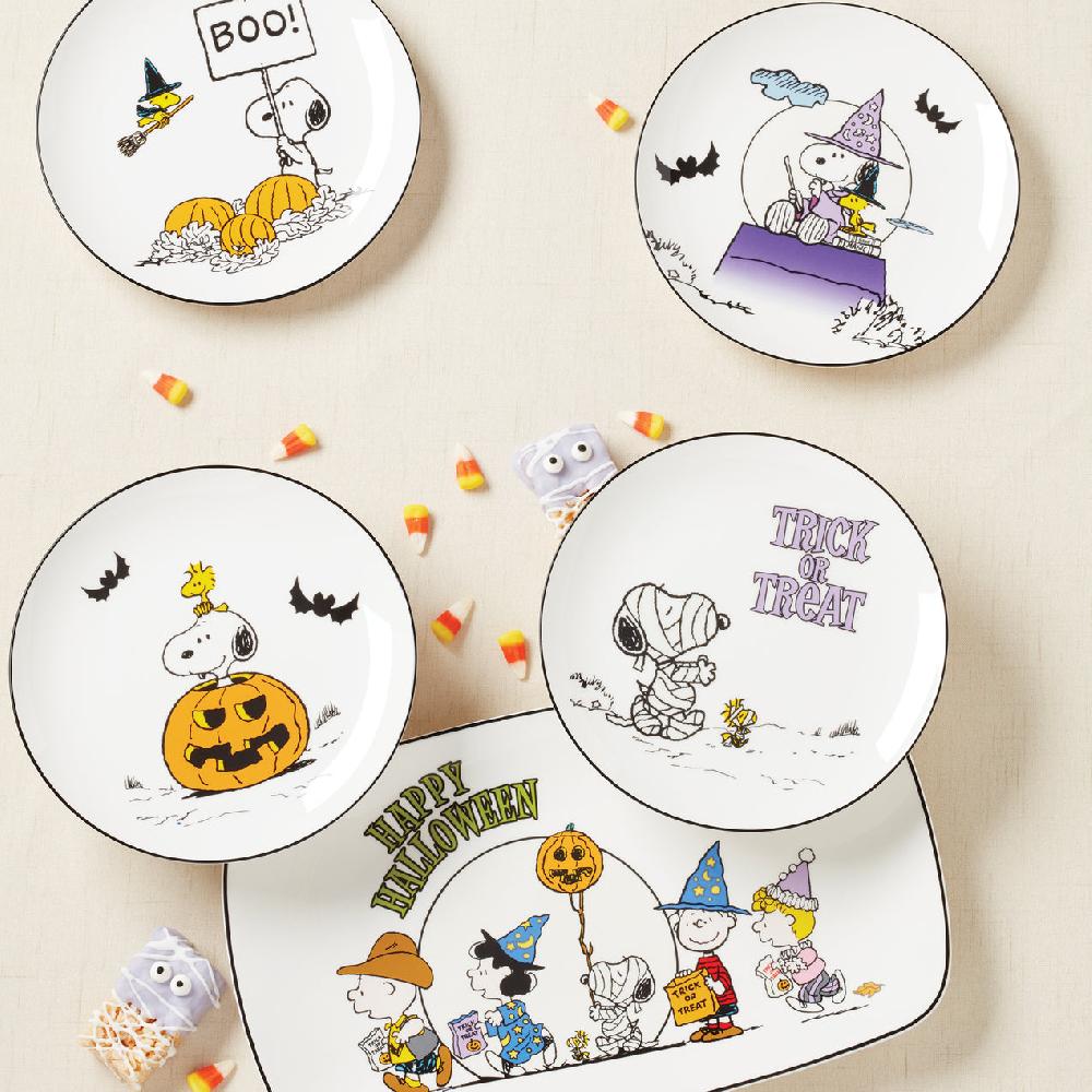 Cambridge Silversmiths The Great Pumpkin Accent Plates Set Of 4 Assorted