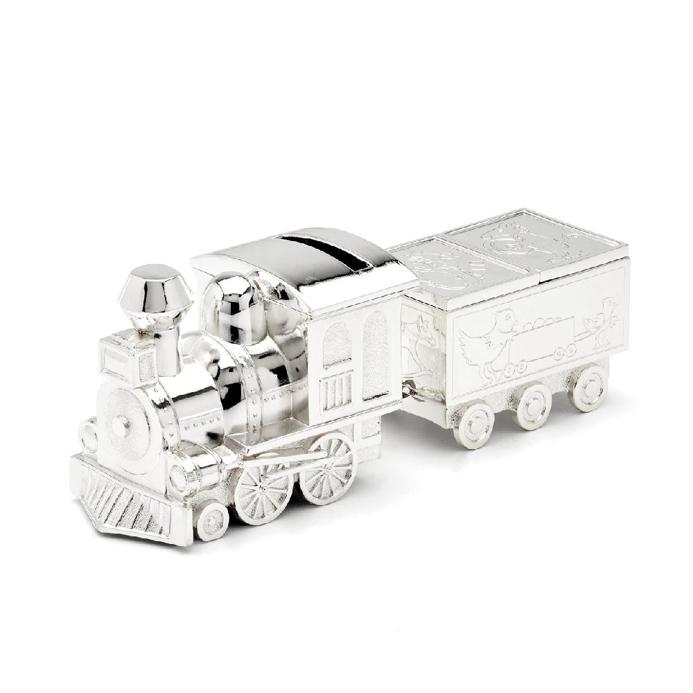 cambridge silversmiths Train with Caboose Coin Bank
