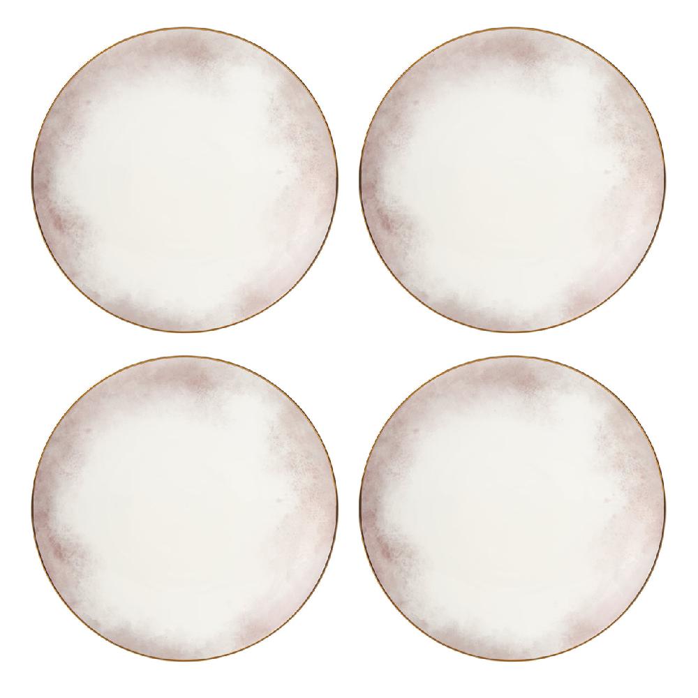 cambridge silversmiths Trianna Coupe Dinner Plates Set of 4
