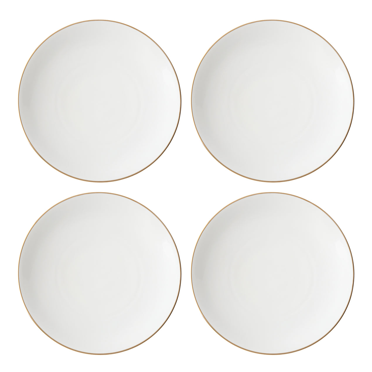 cambridge silversmiths Trianna Coupe Dinner Plates Set of 4
