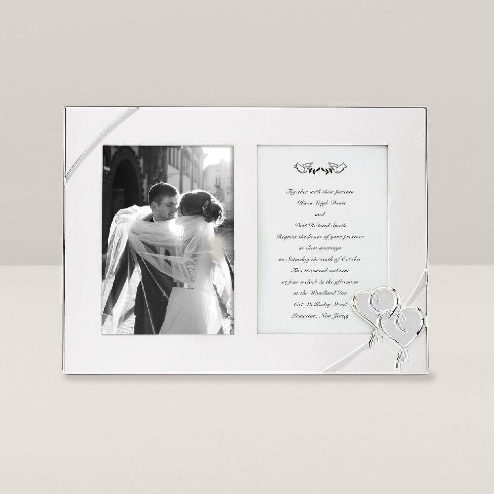 cambridge silversmiths True Love Double Invitation Frame
