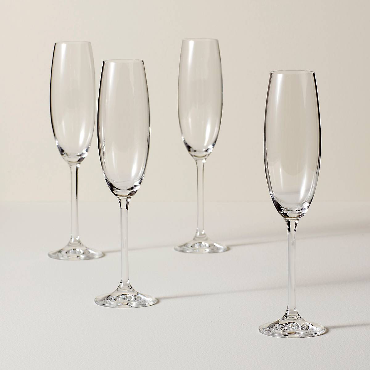 cambridge silversmiths Tuscany Classics 4-Piece Toasting Flute Set