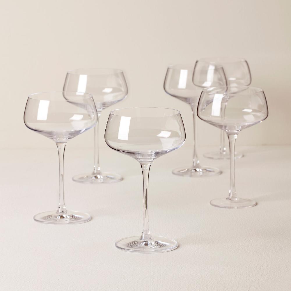 cambridge silversmiths Tuscany Classics Angled Coupes Set of 6