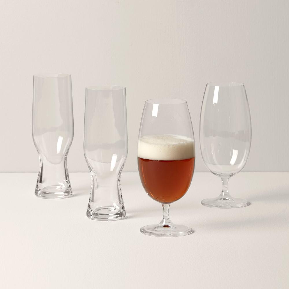 Cambridge Silversmiths Tuscany Classics Assorted Beer Glass Set Of 4