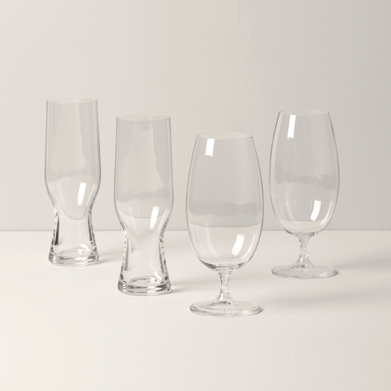 cambridge silversmiths Tuscany Classics Assorted Beer Glass Set of 4
