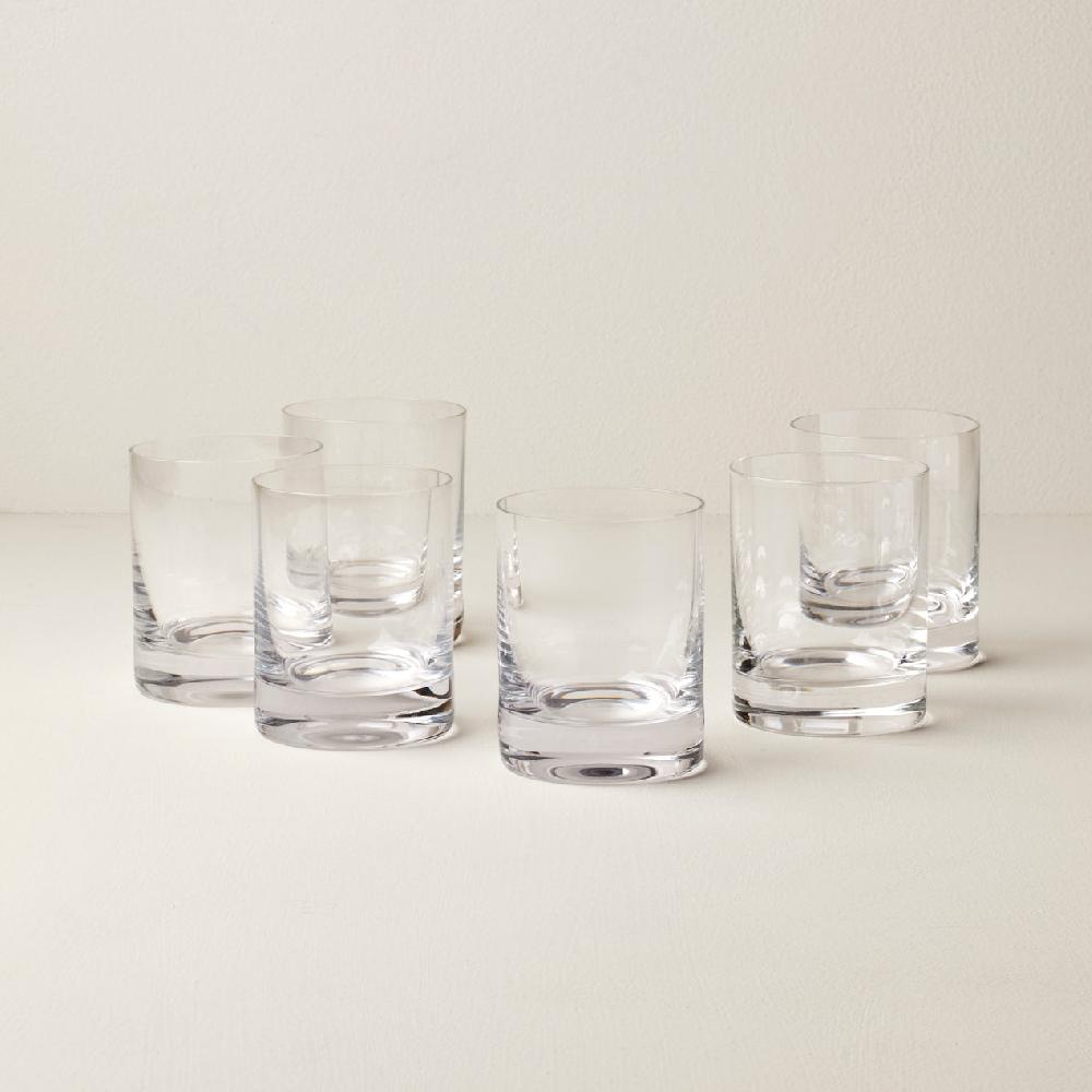 cambridge silversmiths Tuscany Classics Cylinder Double Old Fashioned Glasses Set of 6