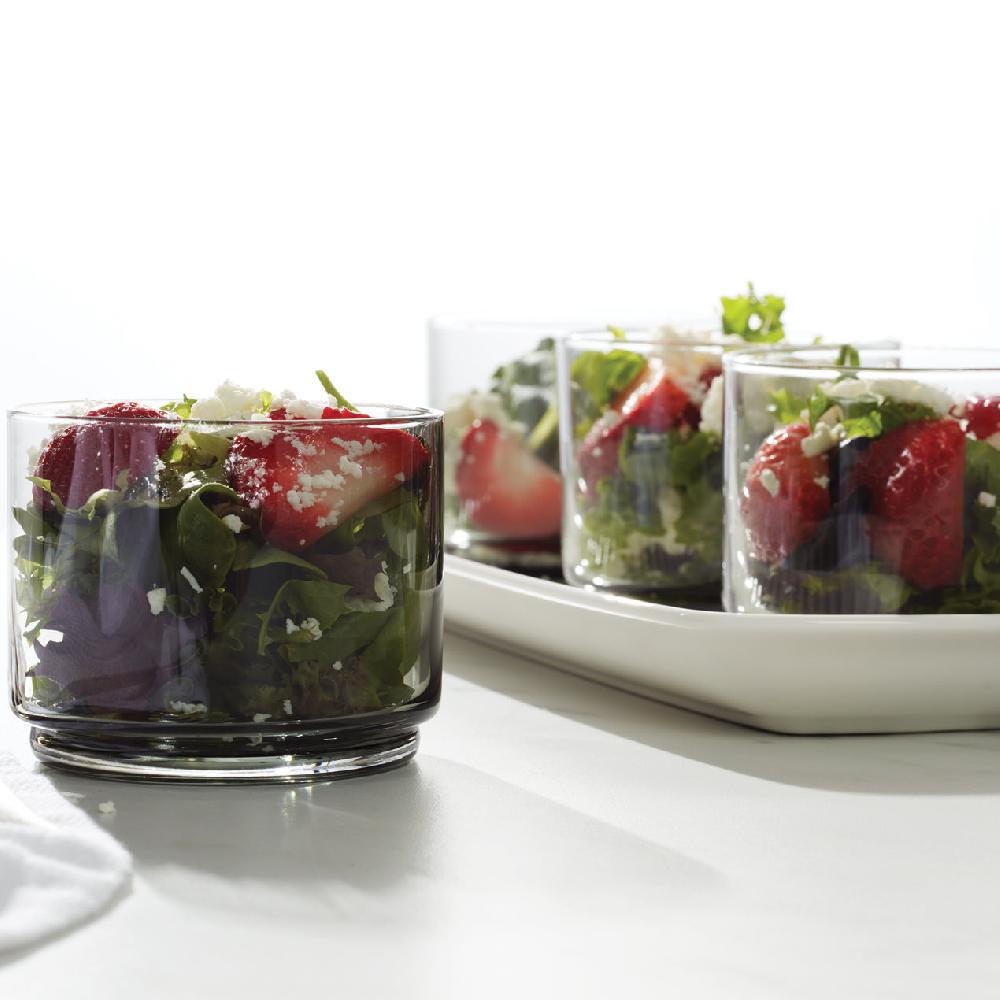 Cambridge Silversmiths Tuscany Classics Stackable 4-Piece Short Glasses