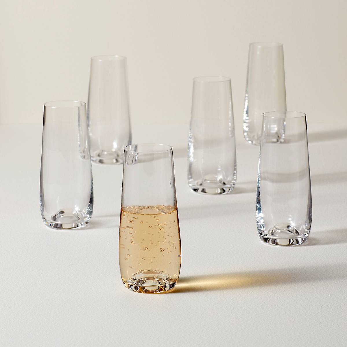 Cambridge Silversmiths Tuscany Classics Stemless Flute Set Buy 4 Get 6