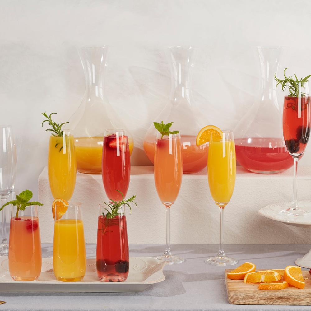 Cambridge Silversmiths Tuscany Classics Stemless Flute Set Buy 4 Get 6