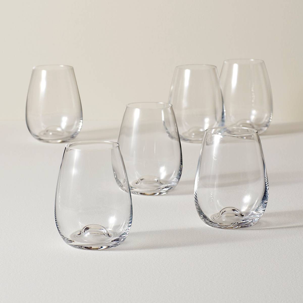 cambridge silversmiths Tuscany Classics Stemless Wine Glass Set Buy 4 Get 6