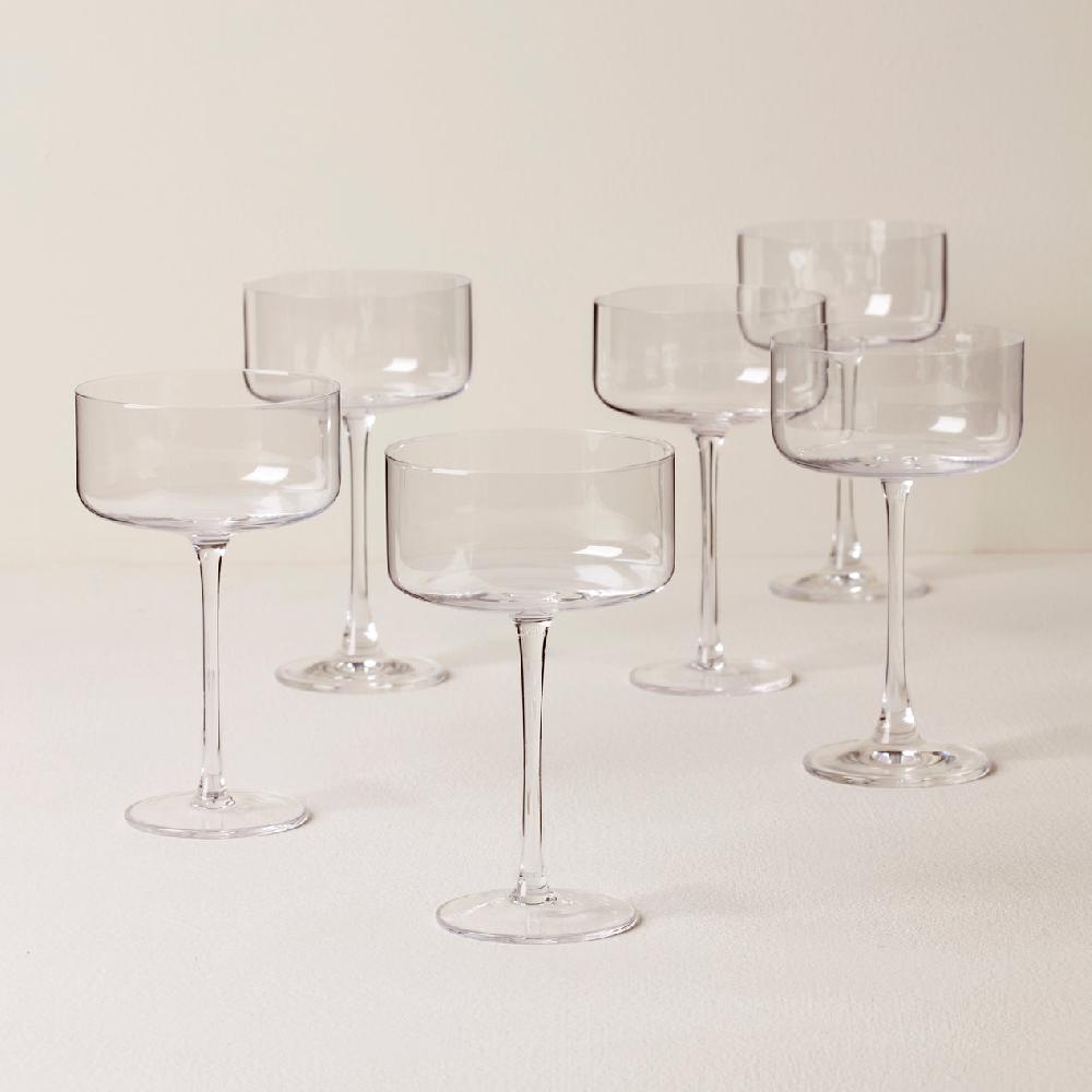 cambridge silversmiths Tuscany Classics Straight Coupes Set of 6