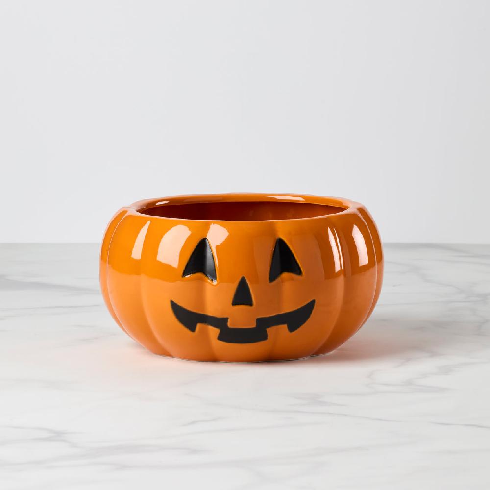 cambridge silversmiths Vintage Halloween Figural Pumpkin Candy Bowl
