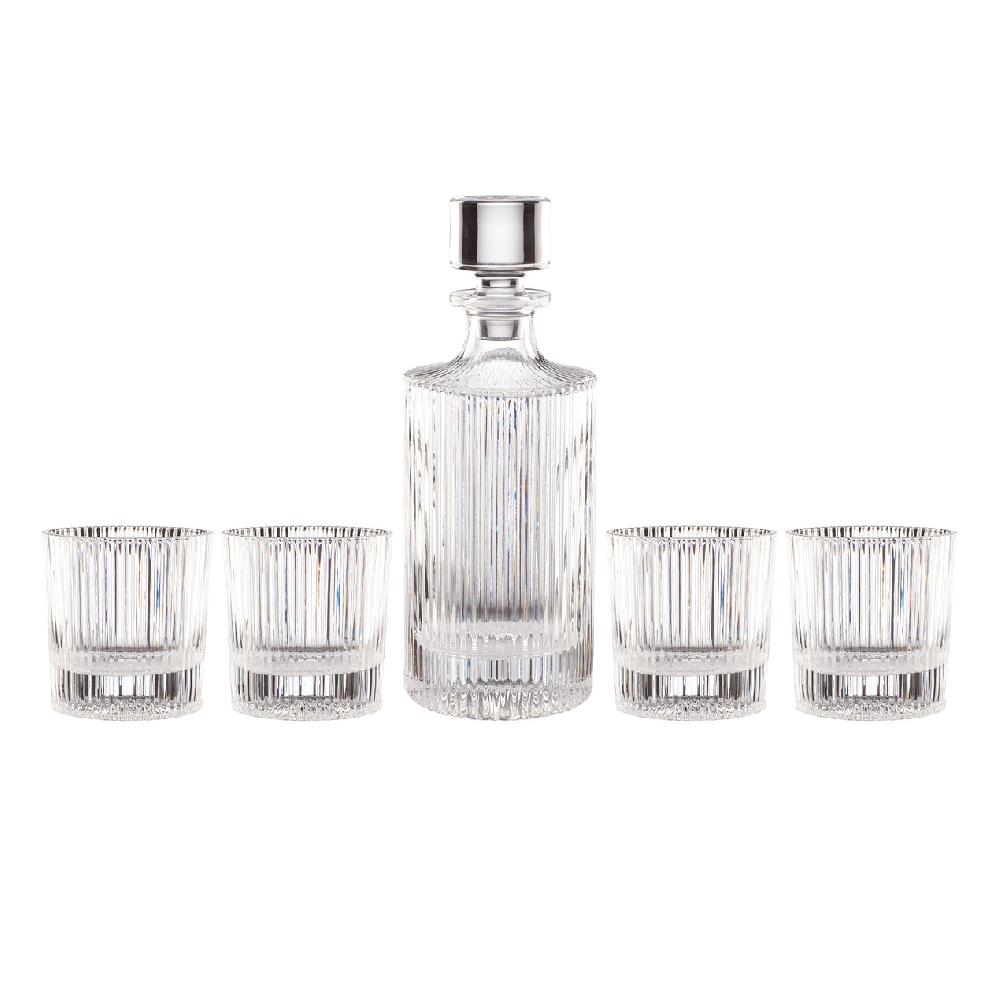 Cambridge Silversmiths Wallingford 5-Piece Whiskey Set