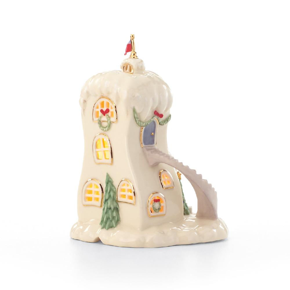 Cambridge Silversmiths Who-ville Post Office Lit Figurine