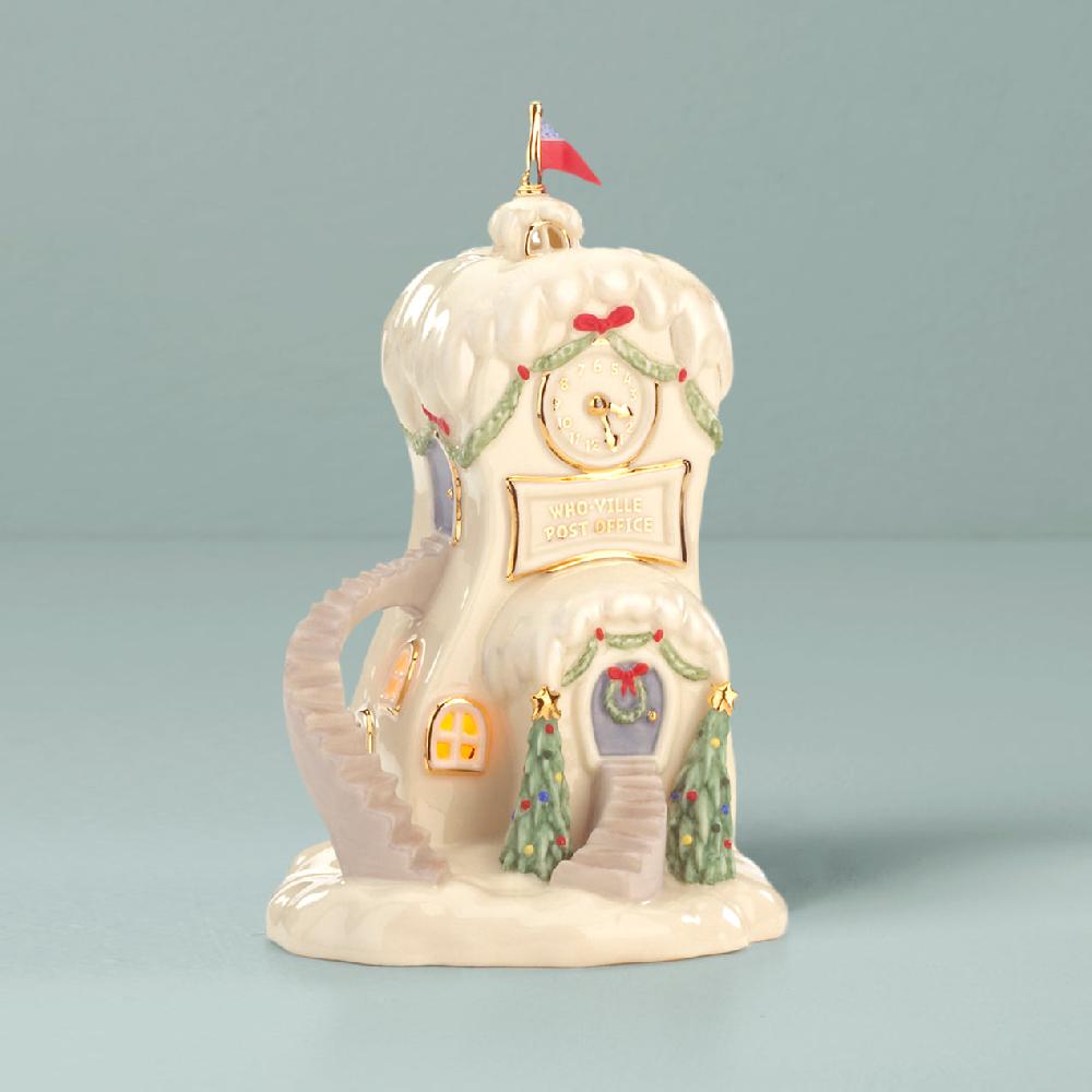 cambridge silversmiths Who-ville Post Office Lit Figurine