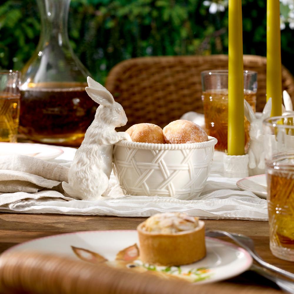 Cambridge Silversmiths Wicker Creek Bunny Candy Dish