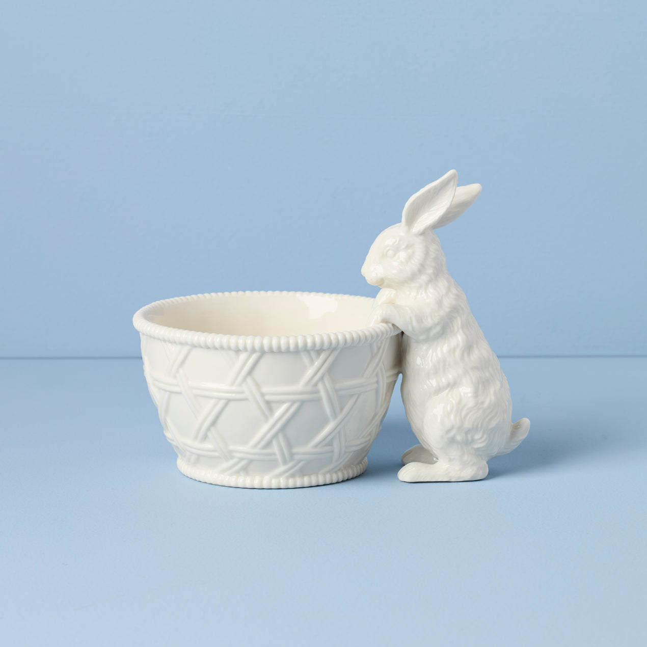 cambridge silversmiths Wicker Creek Bunny Candy Dish