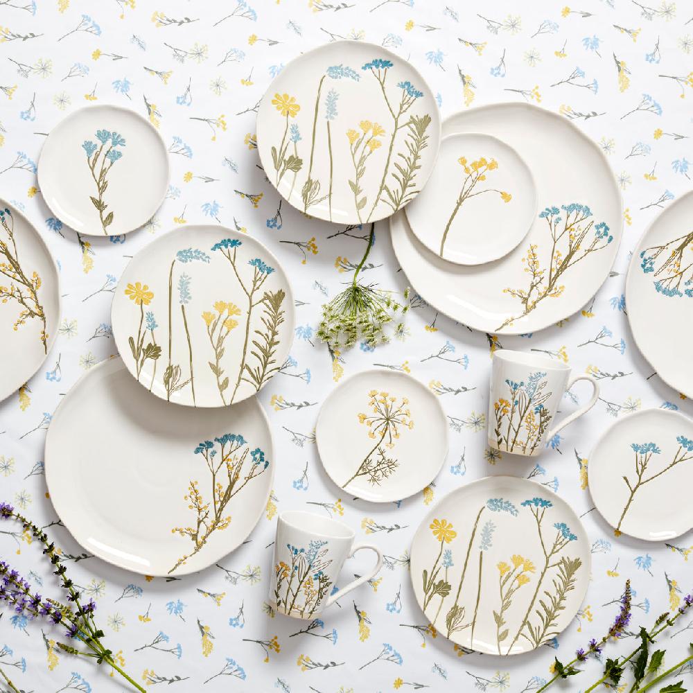 Cambridge Silversmiths Wildflowers 16-Piece Dinnerware Set