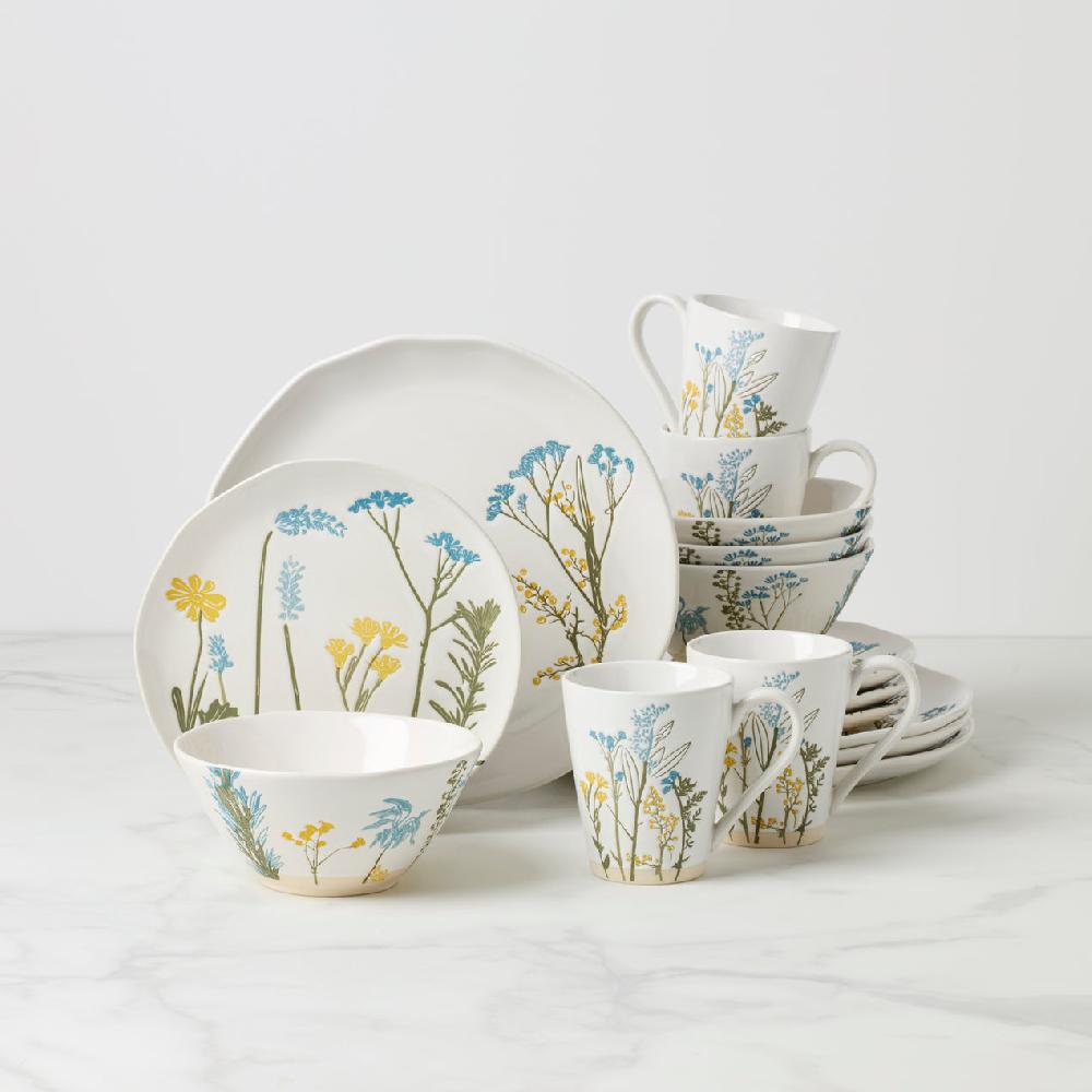 cambridge silversmiths Wildflowers 16-Piece Dinnerware Set