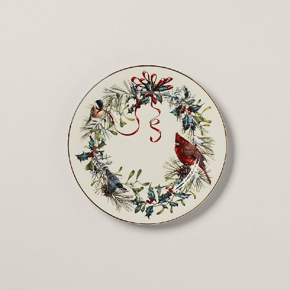 Cambridge Silversmiths Winter Greetings 6-Piece Dinner Plate Set