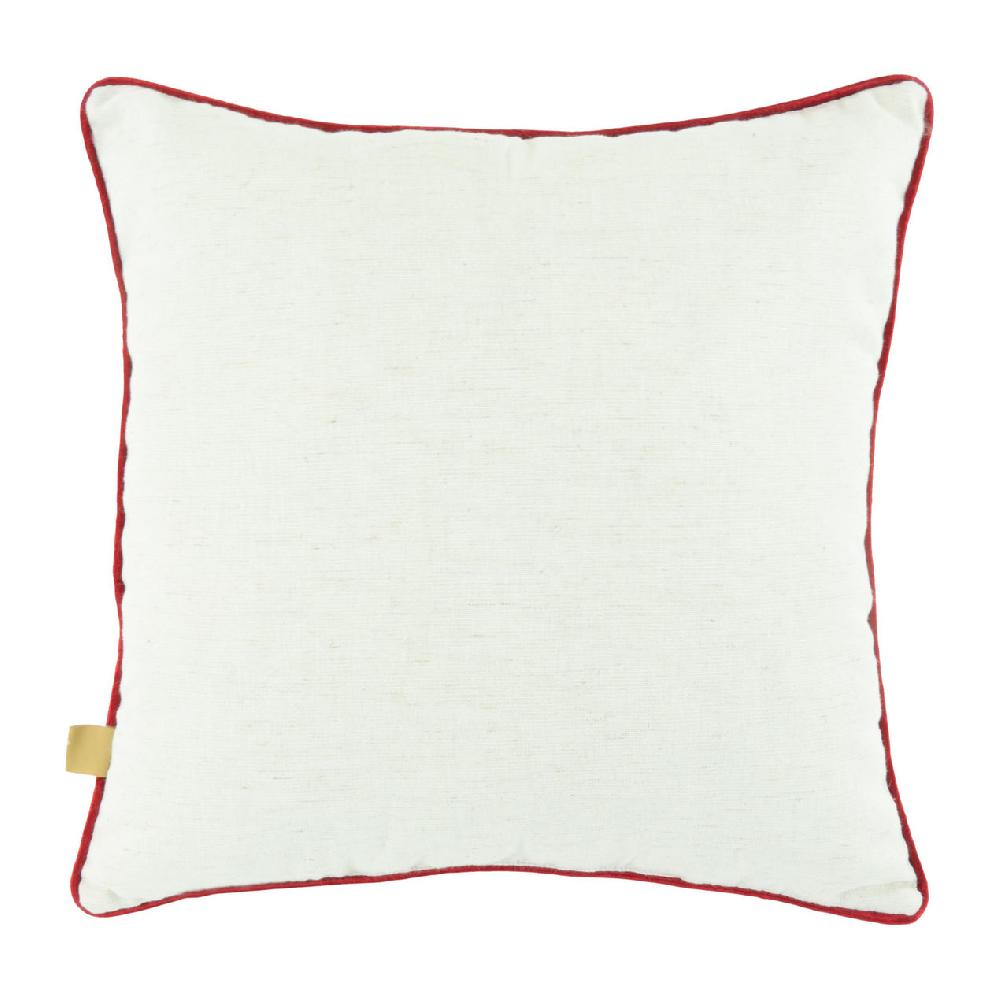 Cambridge Silversmiths Winter Greetings Wreath 18x18 Throw Pillow