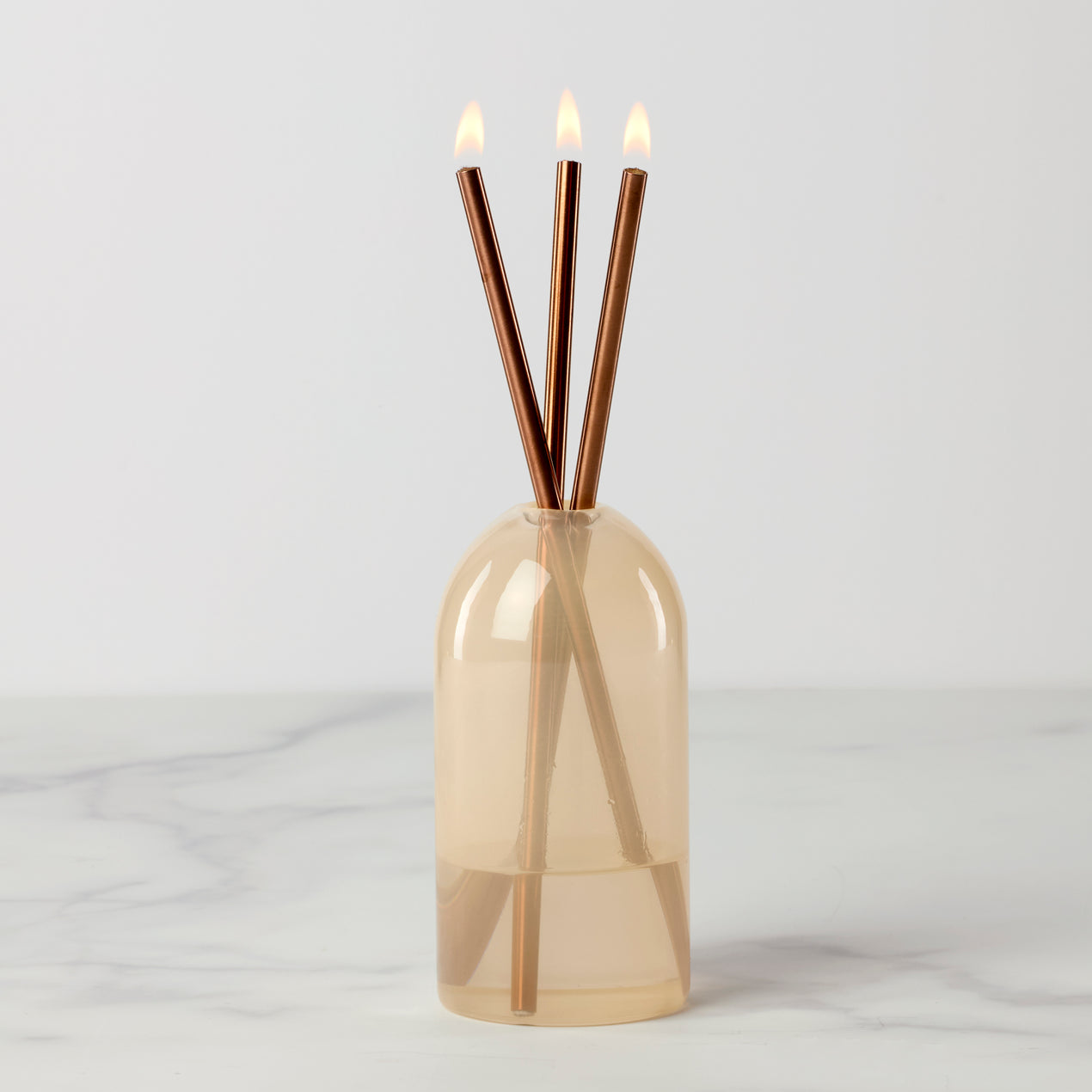 cambridge silversmiths Wylie Signature Everlasting Candle - Pampas