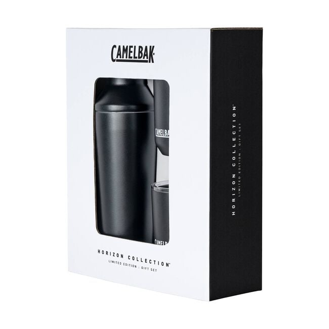 Camelbak Horizon Leak-Proof 20oz Cocktail Shaker & 10oz Rocks Tumbler Limited Edition Gift Set Black