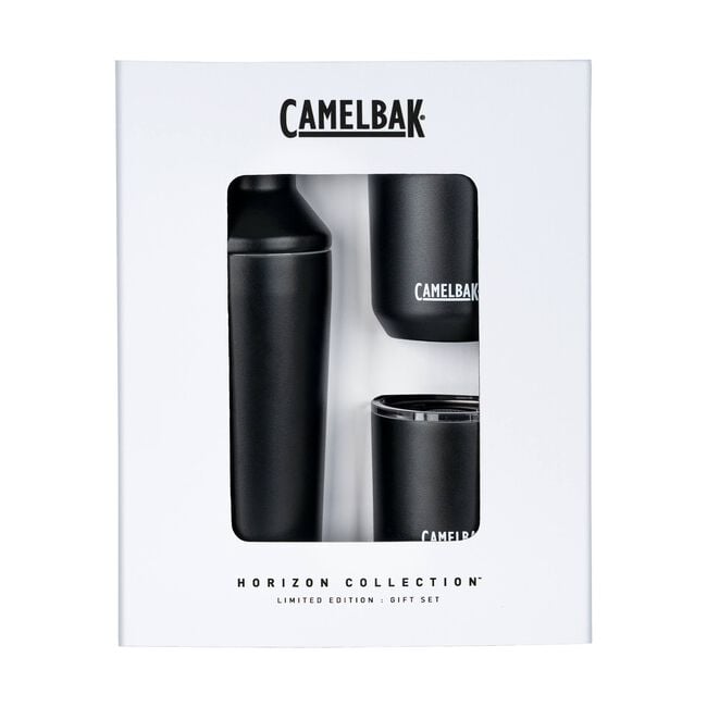 Camelbak Horizon Leak-Proof 20oz Cocktail Shaker & 10oz Rocks Tumbler Limited Edition Gift Set Black