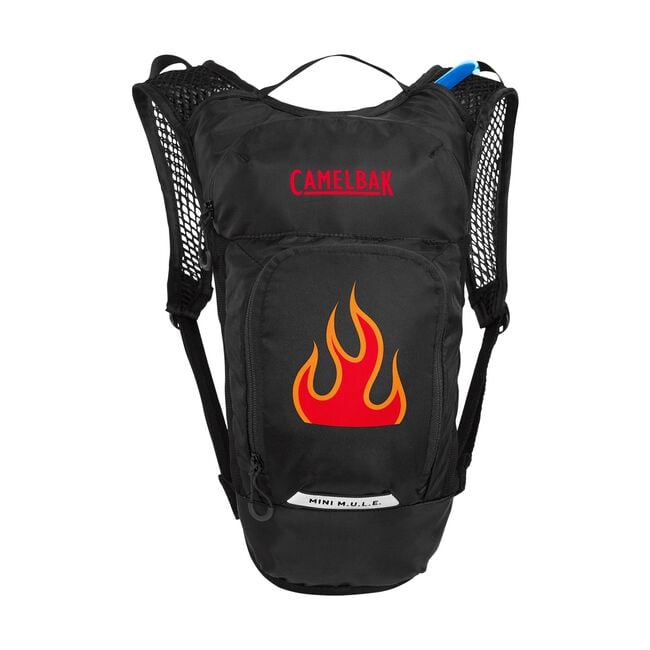 Camelbak Kids' Mini M.U.L.E.® 50oz Hydration Pack With Crux® 1.5L Reservoir Black/Flames