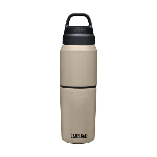 camelbak MultiBev 17 oz Bottle / 12 oz cup Insulated Stainless Steel Dune