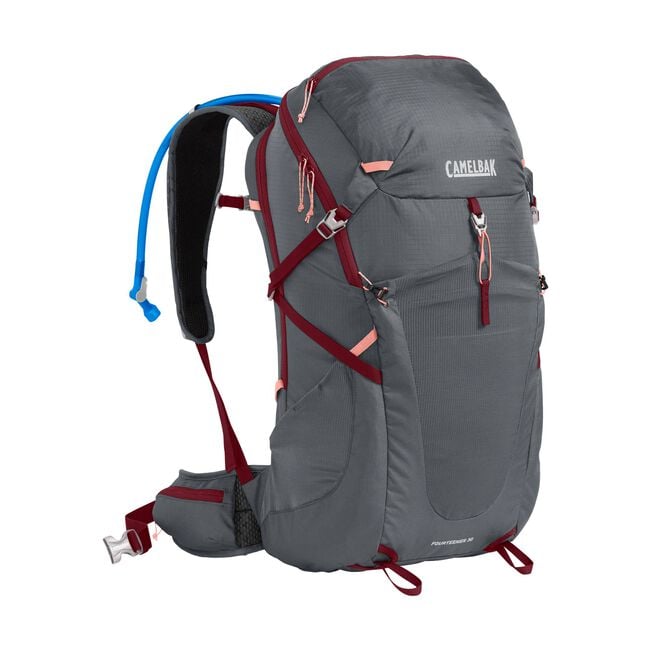 camelbak Women's Fourteener™ 30 Hydration Hiking Pack with Crux® 3L Reservoir Castlerock/Cabernet camelbak Women's Fourteener™ 30 Hydration Hiking Pack with Crux® 3L Reservoir Castlerock/Cabernet