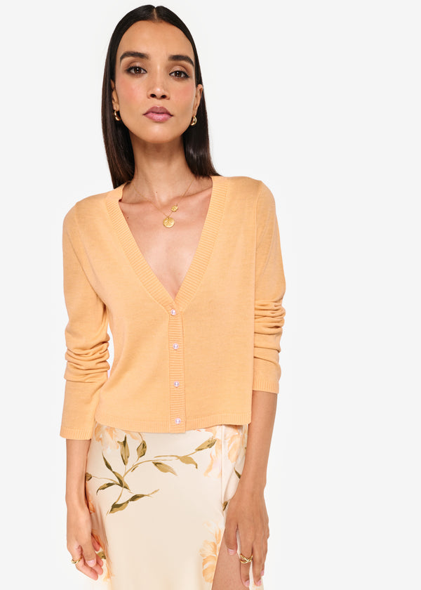 Cami Nyc Asti Cardigan Cantaloupe