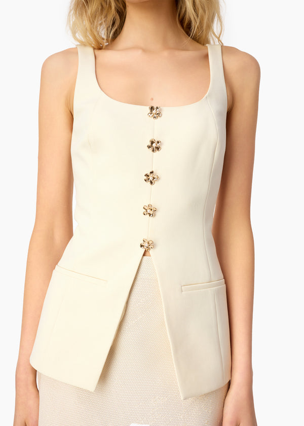 Cami Nyc Audra Corset Top Cream