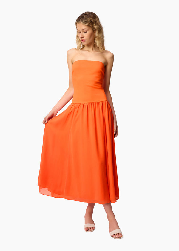 Cami Nyc Bari Strapless Dress Clementine