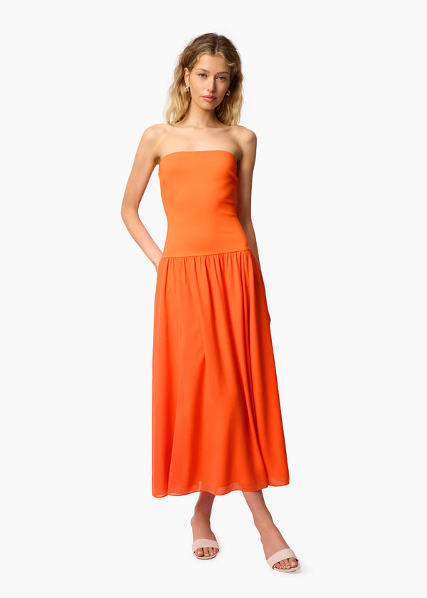 Cami Nyc Bari Strapless Dress Clementine