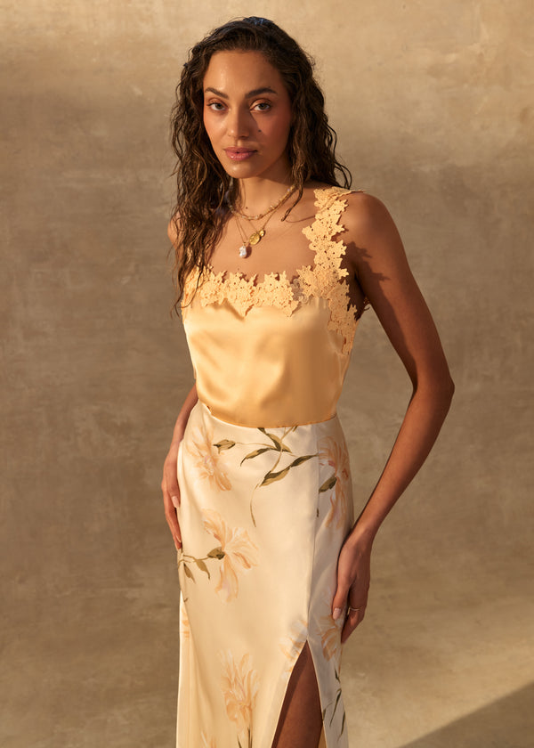 cami nyc Bellamy Camisole Cantaloupe