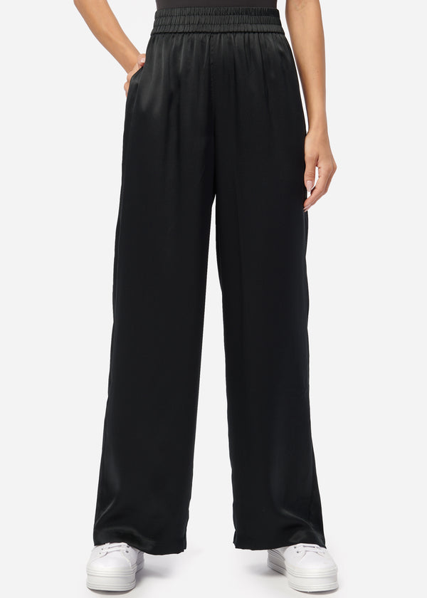 cami nyc Bleecker Silk Pant Black