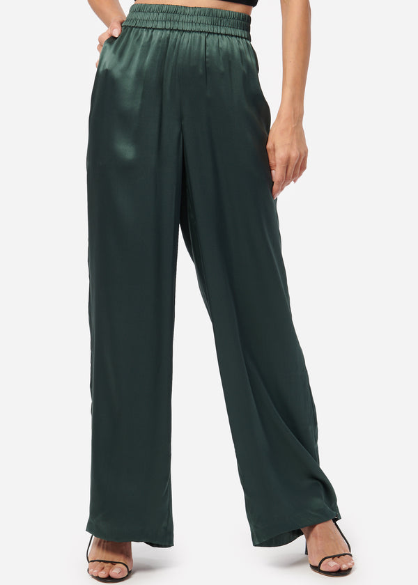 cami nyc Bleecker Silk Pant Hunter