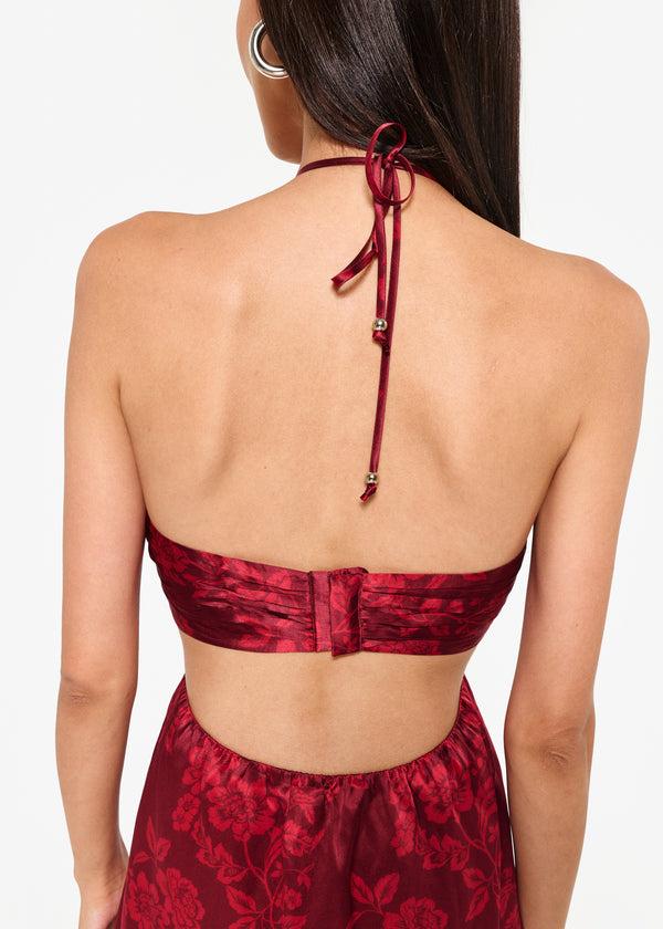 Cami Nyc Calliope Maxi Dress Campari Flora