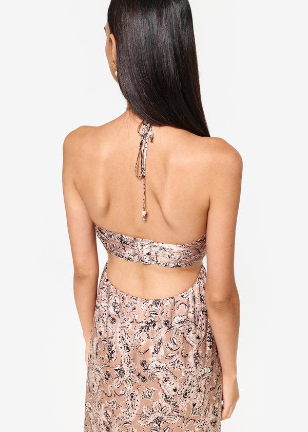 Cami Nyc Calliope Maxi Dress Neutral Paisley