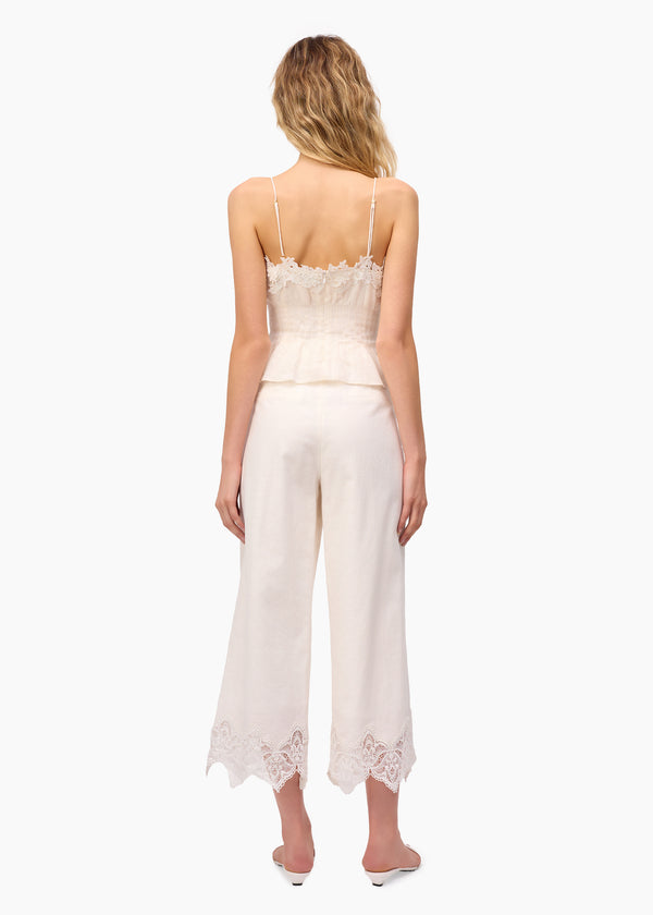 Cami Nyc Cassia High Rise Linen Pant Macadamia