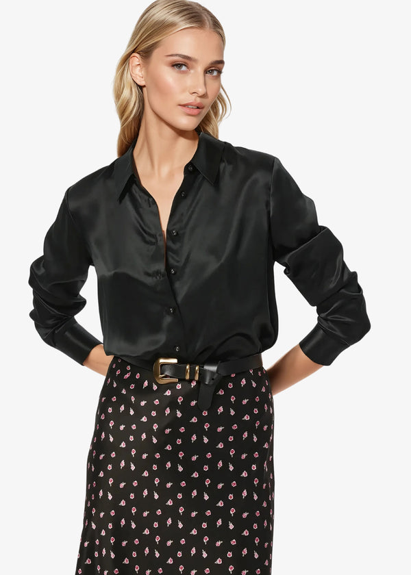 Cami Nyc Crosby Silk Blouse Black