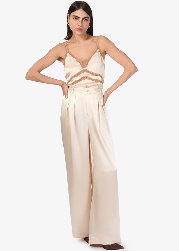 Cami Nyc Davina Wide Leg Pant Bone