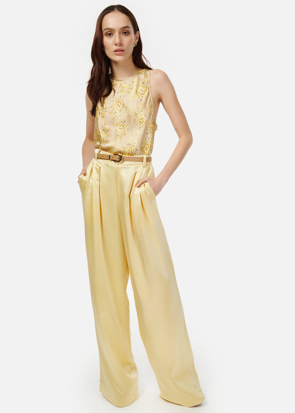 Cami Nyc Davina Wide Leg Pant Sunlight