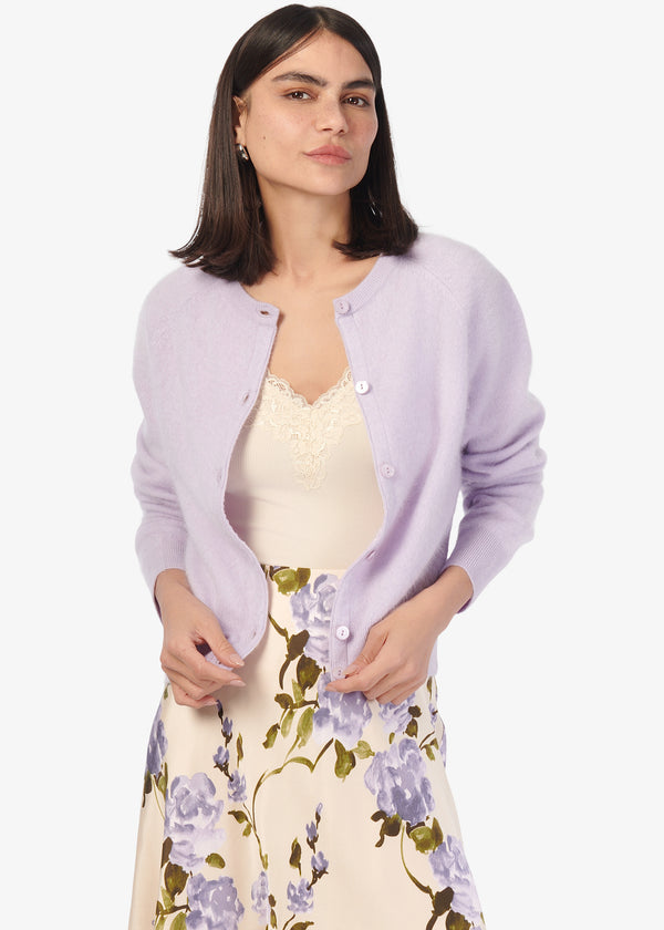 Cami Nyc Dorian Cashmere Cardigan Moonflower