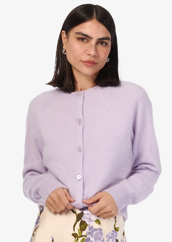 cami nyc Dorian Cashmere Cardigan Moonflower