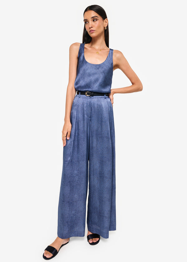 Cami Nyc Fabian High Rise Charmeuse Pant Raw Denim