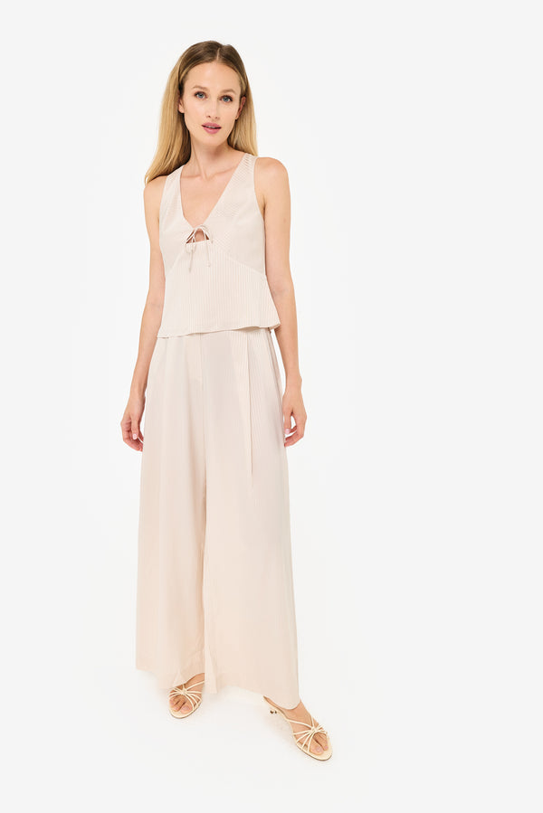 Cami Nyc Fabian High Rise Jacquard Pant Cannoli