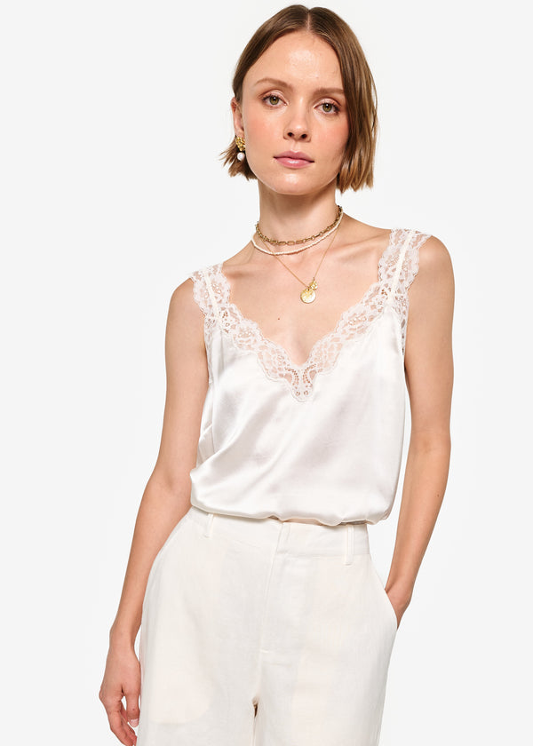cami nyc Fernanda Camisole Macadamia