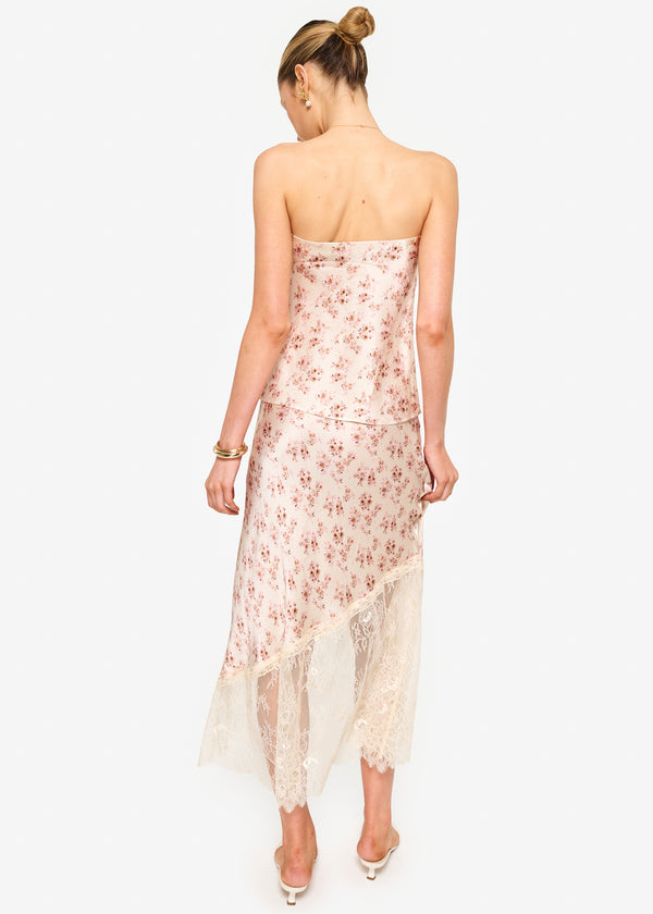 Cami Nyc Florian Hammered Silk Skirt Dutch Fields